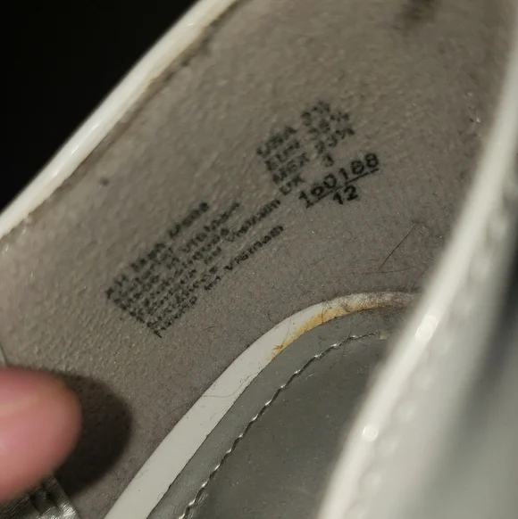 American Eagle Patent Leather Peep-toe Mary Jane Heels with Ankle Straps - Picture 5 of 8